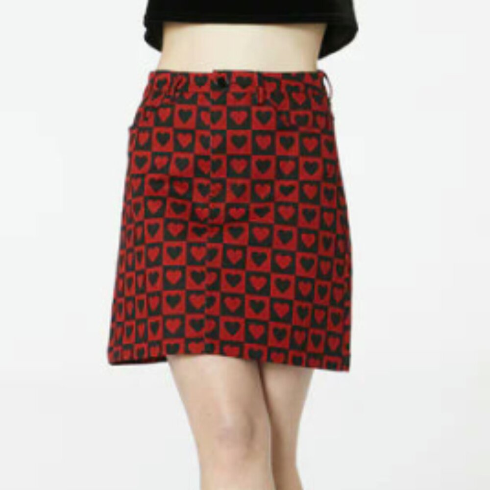 hearts!  Lost In Love Skirt - dangerfield - size 12 (AUstralian) '